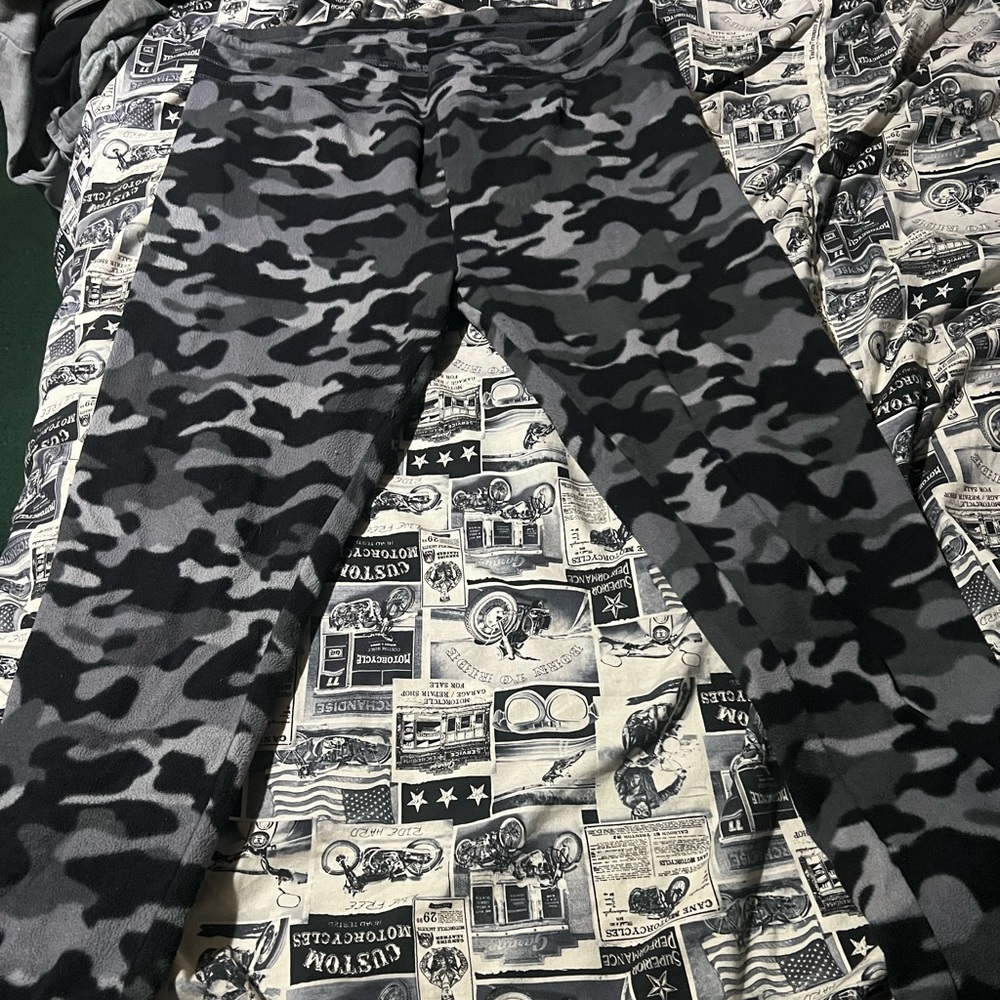 Grey Camo pajama pants